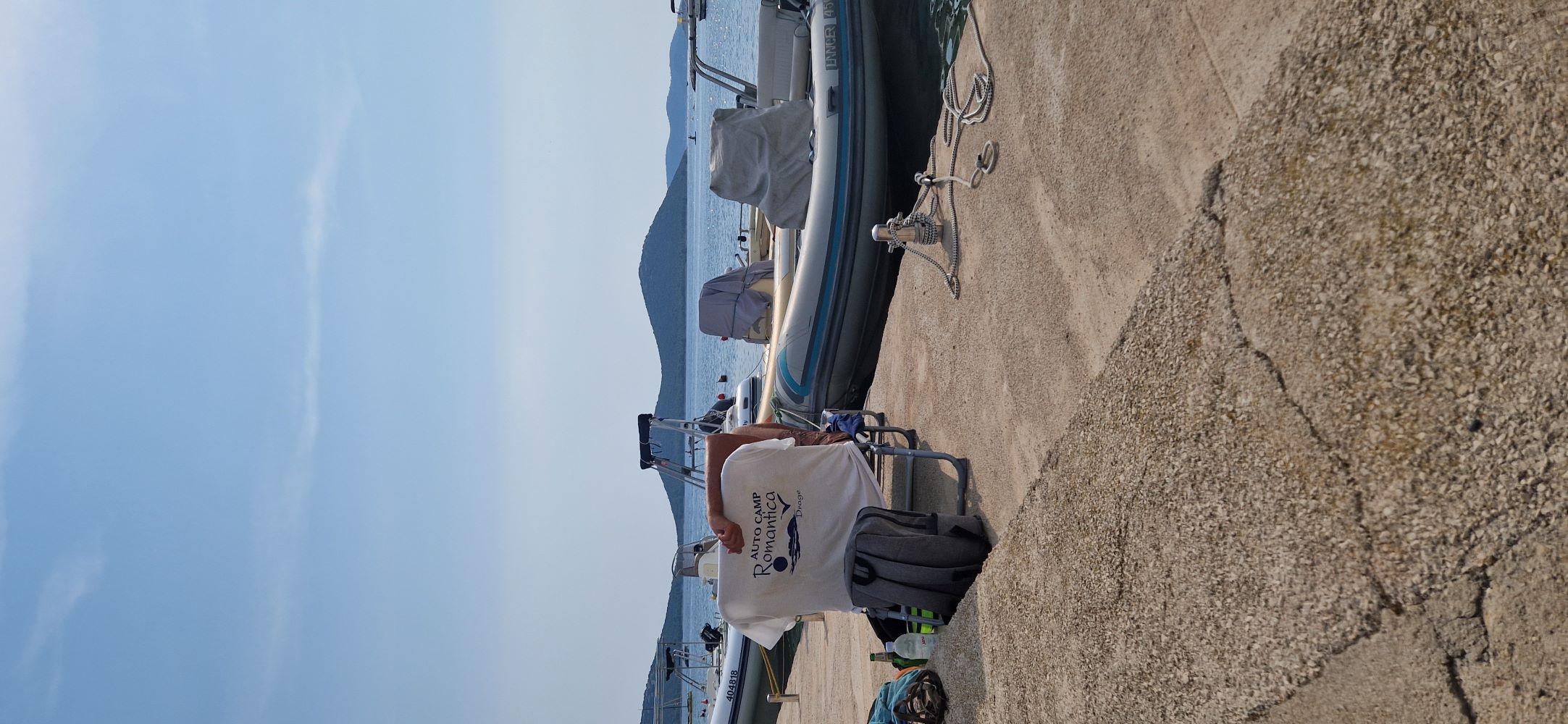 pogled na otoke u campu Romantica u Dragama